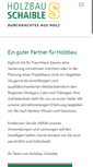 Mobile Screenshot of holzbau-schaible.de